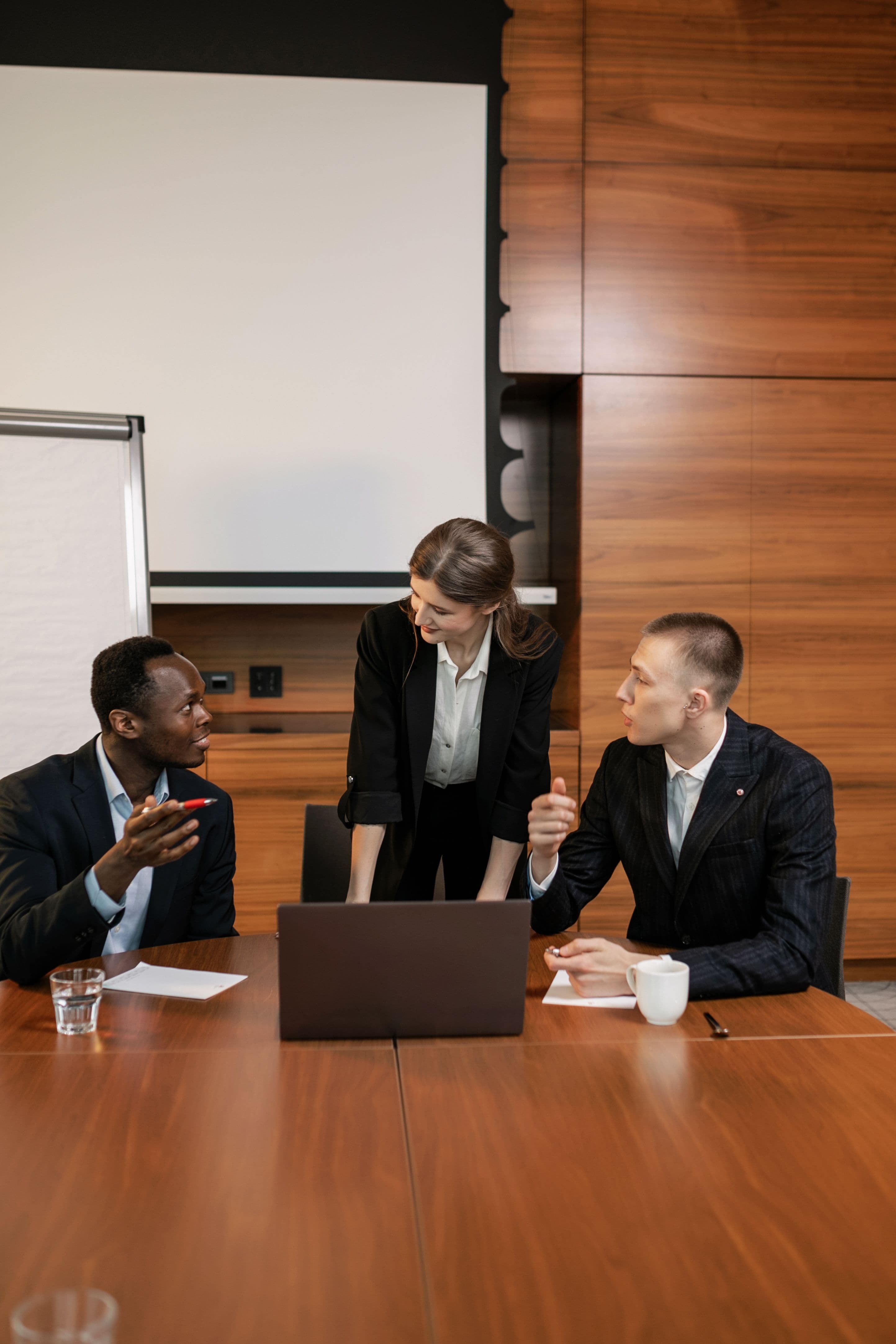 Mintex Staffing recruiter discussing a candidate's fit with a client