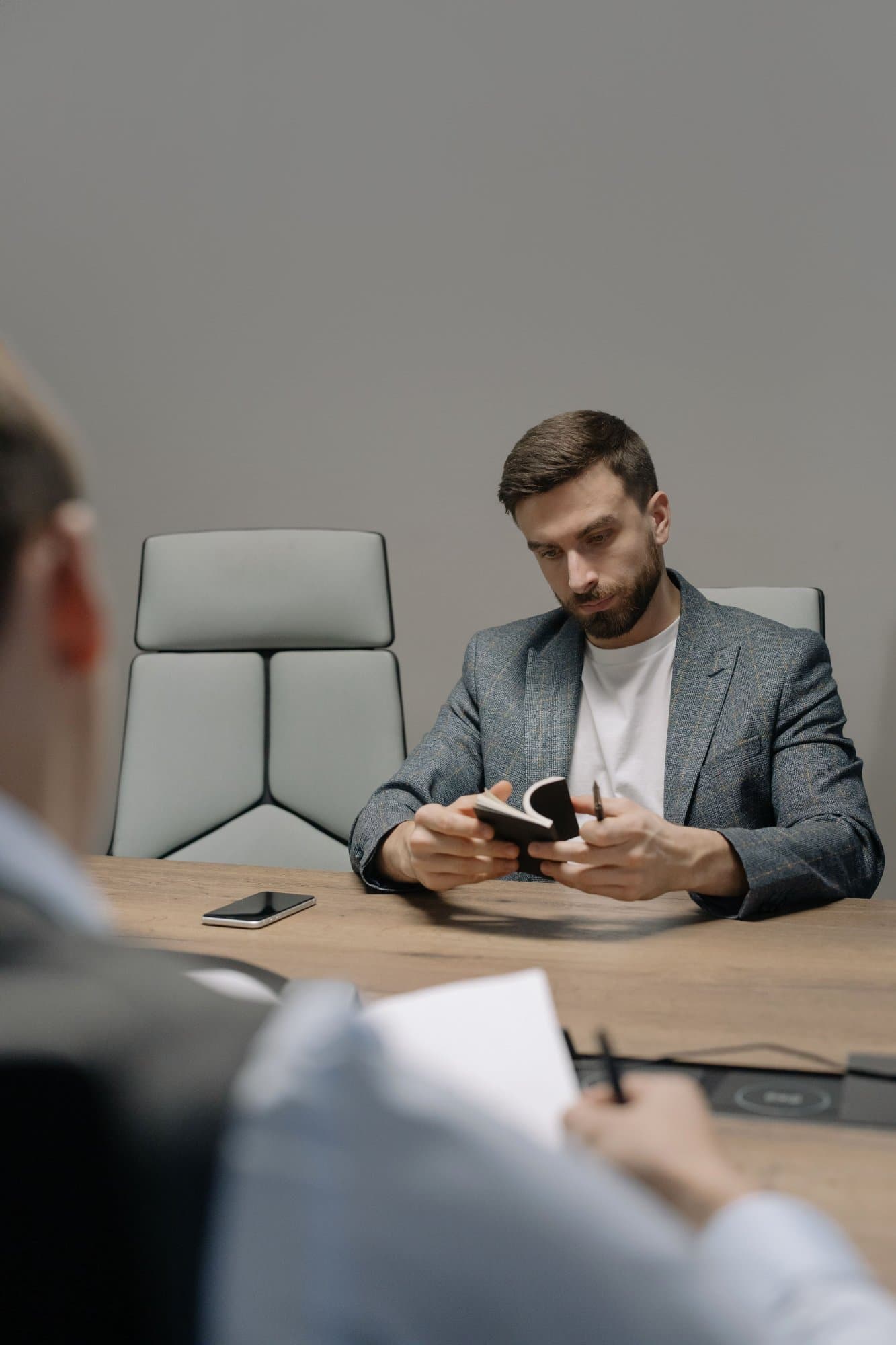 Mintex Staffing recruiter finalizing a placement